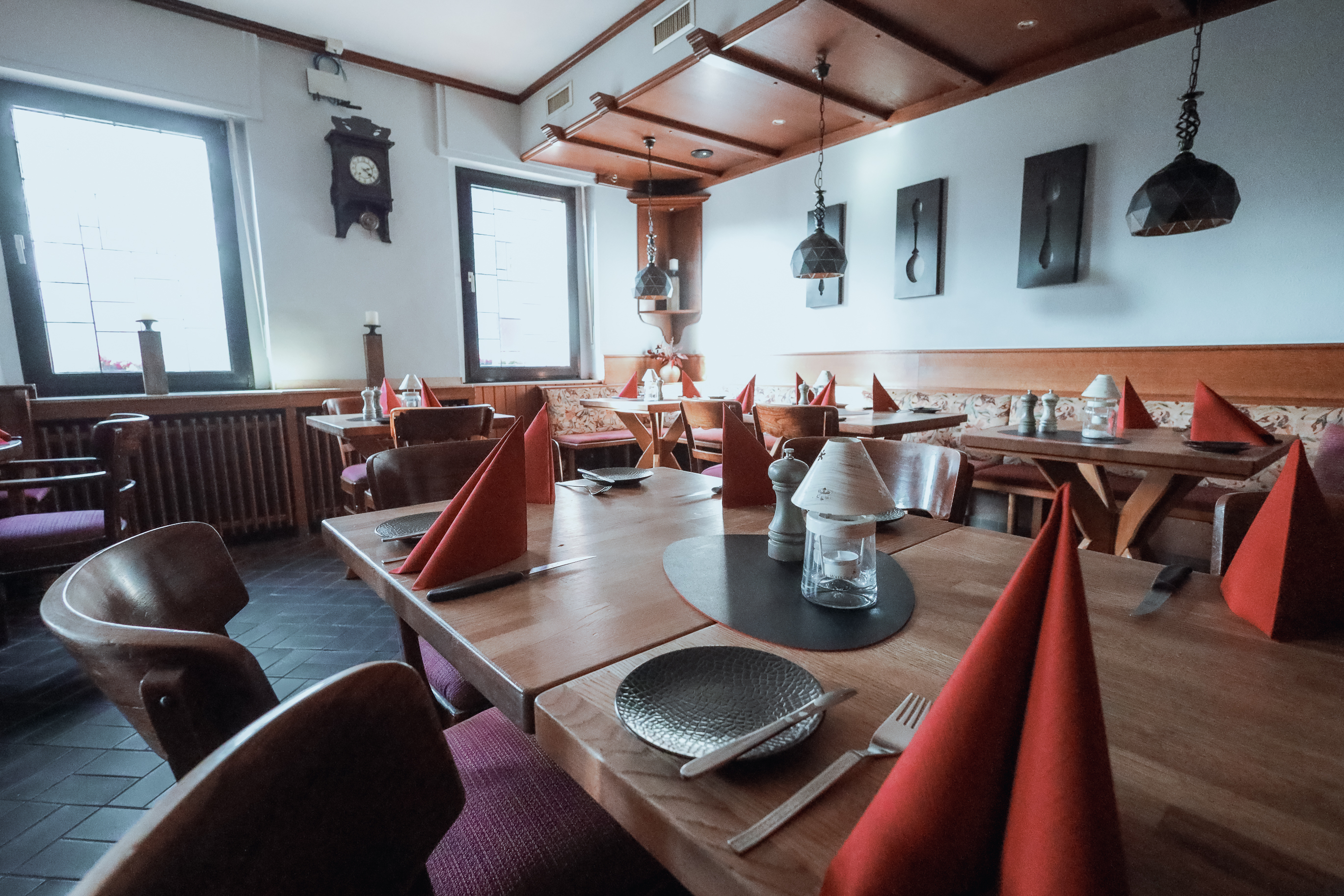 Gedeckter Tisch im Restaurant